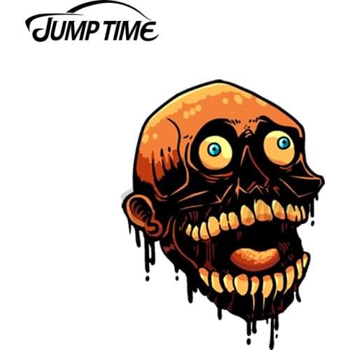 Jump Time 13 x 6.8cm For Tarman Zombie Car Sticker Funny Graphics Windshield Graffiti Stickers RV VAN Decoration Fine Decal