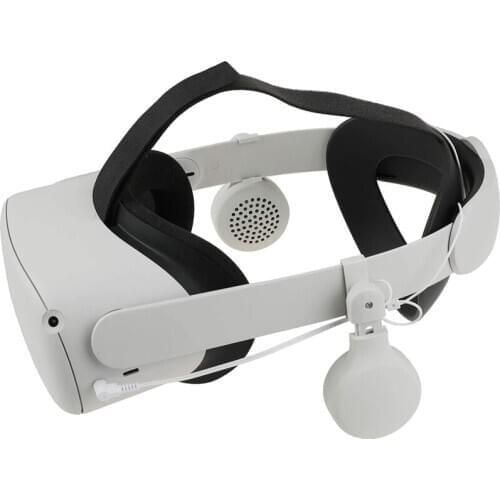 VR Enhancing Sound over Headphone for Oculus Quest 2 Rotate 360 Degrees Aux Connector Earphones for Oculus Quest 2