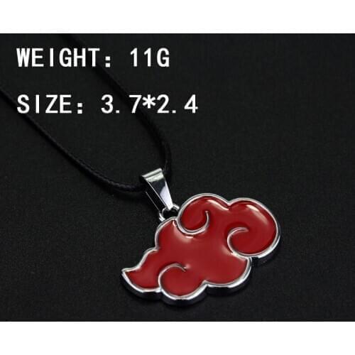 NARUTO Anime Akatsuki Ninja Uchiha Necklace Props Cosplay Jewelry
