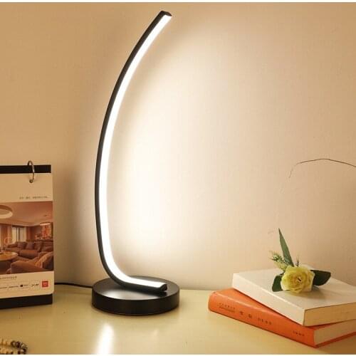 Modern Minimalist LED Table Lamp For Bedroom Bedside Table Decor Night Lamp Study Dimming Desk Lamp Night Light Home Lighting