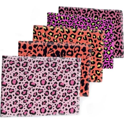 Tiger Leopard Pattern Cloth Animal Polyester Fabric for Kids Home Textile for Sewing Cartoon Twill Fabric 50*145cm