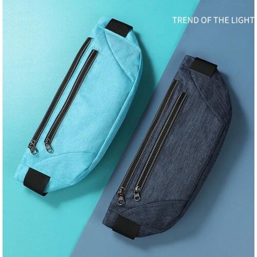 Convenient High-quality Waterproof Running Waist Bag Solid Color Fanny Pack Practical for Running