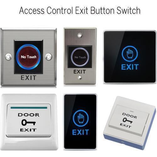 Smart Door IR touch Sensor Exit button No touch Infrared Electronic Door Lock Release Push Switch for Access Control system