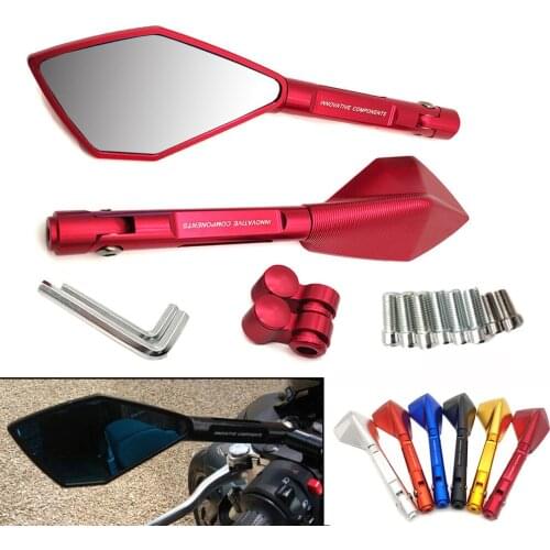 For Honda CBR 954 1000 RR 1100XX CB1000R ST1300 PCX 125 150 Universal Motorcycle Rearview Mirror CNC Aluminum View Side Mirrors