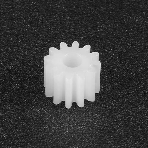 Uxcell 10Pcs 8/10/12/16 Teeth 082/102/122/162A 2mm Hole Diameter Plastic Shaft Gear Toy Accessories for DIY Car Robot Motor