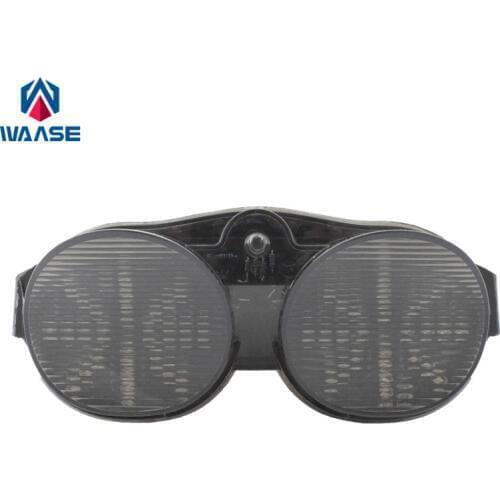 Waase Motorcycle Rear taillight Tail Brake Turn Signals Blinker Indicator Integrated Led Light For Yamaha YZF R6 2001 2002