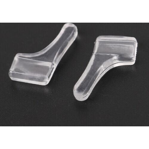 10 Pairs Transparent Ear Hooks Glasses Leg Non Slip PVC Holder Temple Tip Soft 2XPC