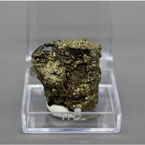100% Natural pyrite mineral specimen stones and crystals healing crystals quartz gemstones box size 3.4 cm