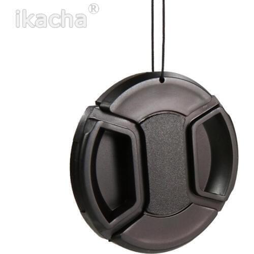 100pcs 37mm/40.5/43/46/49/52/55/58/62/67/72/77/82mm Snap-on Front Lens Cap Cover for Canon Nikon Olympus Sony Pentax Sigma Lens