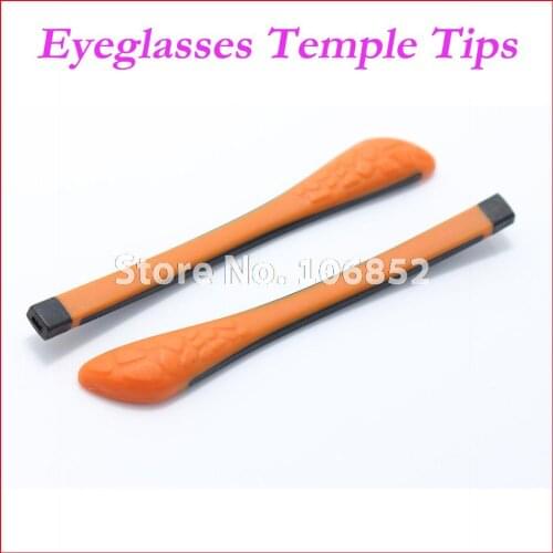 200pcs ET-009 Double Color Anti Slip Eyeglasses Tips Glasses Accessories For Metal Glasses Temples