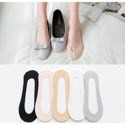 Ice socks women super shallow summer thin seamless ring silicone anti-skid invisible odor-proof Boat Socks