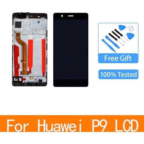 5.2" For Huawei P9 LCD Display EVA-L09 L19 L29 Touch Screen Digitizer Assembly For Huawei P9 Replacement Parts