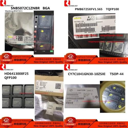 5pcs CY7C1041GN30-10ZSXI CY7C1041GN30 HD6413008F25 6413008F25 PMB6725XFV1.565 PMB6725XF SNB5072C1ZNBR B5072C1 SNB5072C1 new