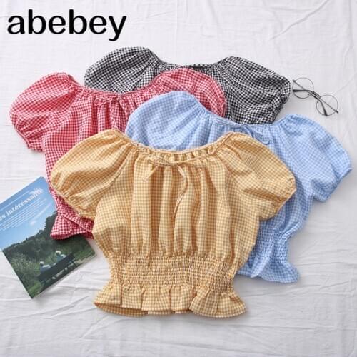 Abebey Short Sleeve Blouses