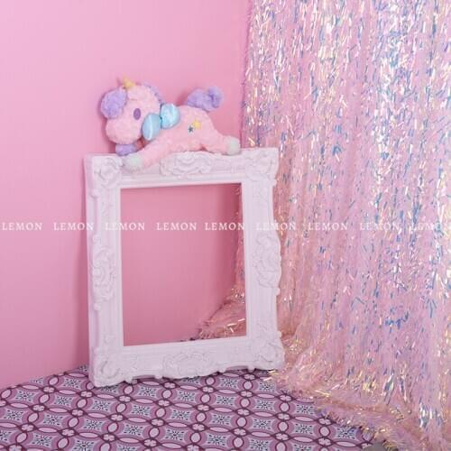 Photo booth props Seamless shinny silver curtain photography wedding sequin backdrop graduation party decoration christmas decor