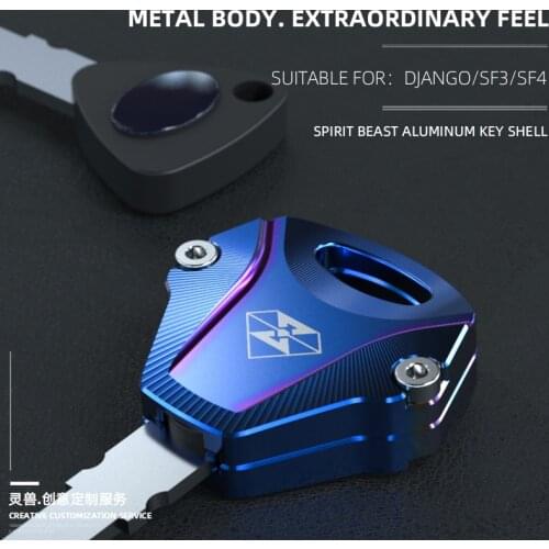 Suitable for Django Key Head Modification Accessories Electric Door Lock Key Cover Speedfight 4 Key Handle Shell Sf3 Key Cover