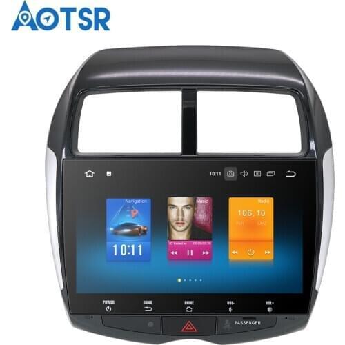 Aotsr Android 8.0 7.1 GPS Navigation Car NO DVD Player For MITSUBISHI ASX RVR Outlander Sport 2010-2014 Radio Recorder 2 DIN