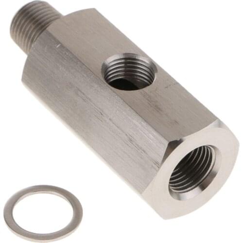 Auto Car 1/8'' BSPT Male & Female Oil Pressure Sensor Tee To NPT Adapter