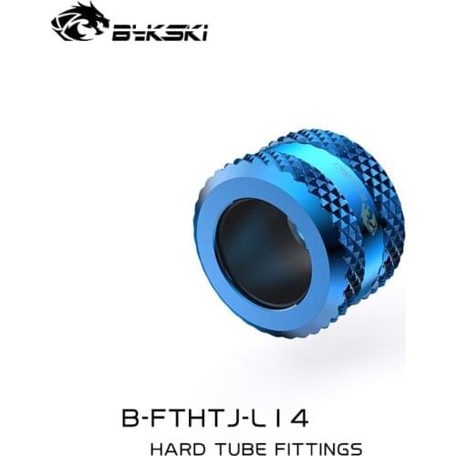 Bykski b-fthtj-l14 anti detaching pipe quick tightening 14mm reinforced diamond pattern computer water cooling