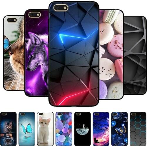 For Huawei Y5 2018 / Honor 7s Case Soft TPU Silicone Cover Case For Honor 7A 5.45 Back Cover Honor 7S Y5 Lite Protective Case