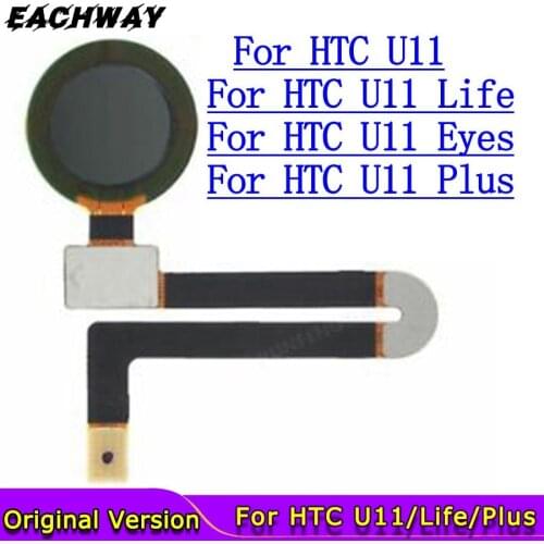 For HTC U11 Plus U11 Lite U11+ Home Button Fingerprint Sensor Touch ID Home Return Button Flex Cable for htc u11 eyes Fingerprin