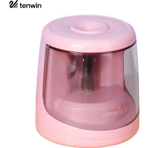 Electric Pencil Sharpener 전동숫돌 Heavy-Duty Helical Blade to Fast Sharpen Battery Operated for 6-8mm Pencil for Students Artists