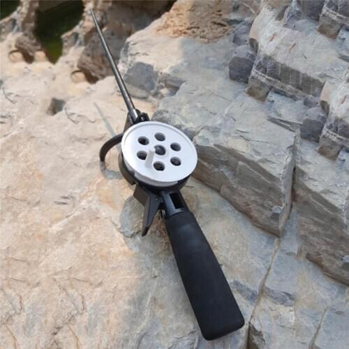 Lightweight Ice Fishing Rod with Reel, Outdoor Fishing Accessories, 14inch