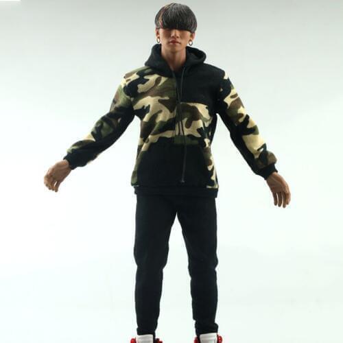 1/6 Scale Male youth Casual sportswear FA009 Wei pants Shorts Camouflage stitching Variety Clothing 12 inch doll Body accessori