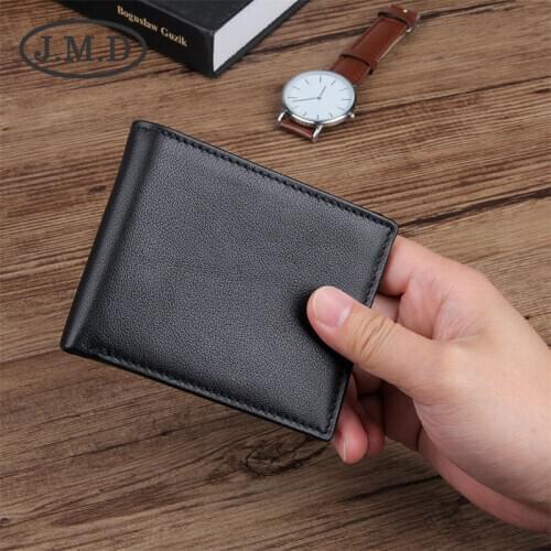 Mens Short Business Wallet Ultra-thin Mens Wallet Retro Short Mini Wallet Vintage Wallet Photo Holder Card Holder