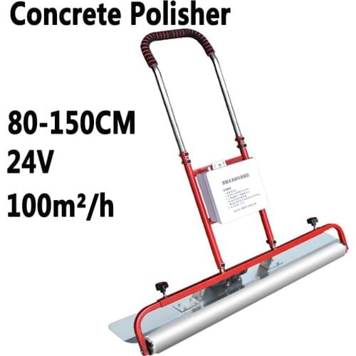 80-150cm 24V Electric Concrete Polisher level Floor Vibration Ruler Mortar Vibrator Screed Concrete Leveling Machine