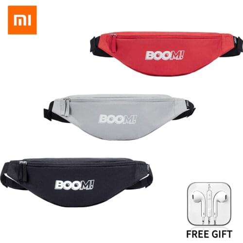 Xiaomi Youpin Women Chest Bag Casual Waist Bag Men Large-Capacity Anti-Theft Light Breathable Fashion Fanny Pack Shoulder Bag