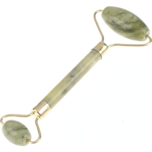 Jade Roller Facial Massage Tool Set Natural Stone Face Massager Guasha Massage Board Gua Sha Scraper Jade Roller And Guasha Kit