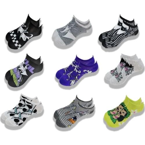 2021 Socks Mens Latest Design Boat Socks Short Summer Socks Quality Business Cartoon and Animation Colorful Mens Cotton Socks