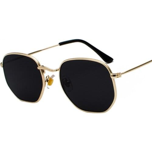 Vintage Sunglasses Men Square Metal Frame Sunglasses Pilot Mirror Classic Retro Sun Glasses Women Luxury Summer Eyewear oculos