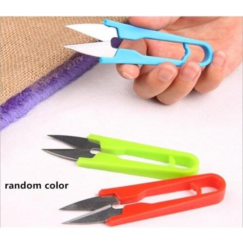 Wholesale Random Color Mini Cutting Sewing Scissors For Crafts Home DIY And Sewing Handicraft,10.5*2cm,12Pcs
