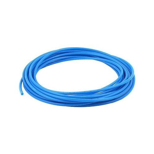 9M Length 6mm x 4mm Dia Polyurethane PU Air Tube Tubing Pipe Hose Blue
