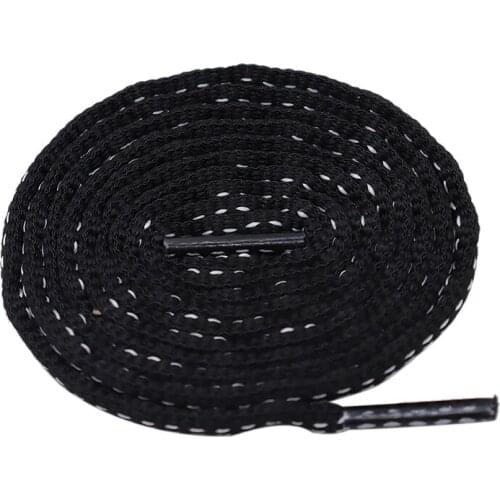 Coolstring 6MM Unique Oval Shoelaces Clothing Men Women Sneaker 2021 Autume Winter Black Gray Unisex Ropes For Kids&Adults Apair