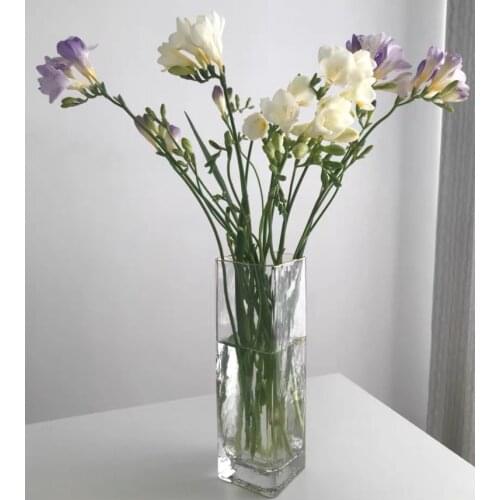 Vase T-Type Nordic Electroplating Idea Glass Transparent Gold Flower Arrangement Fresh Decoration ваза для цветов стекло