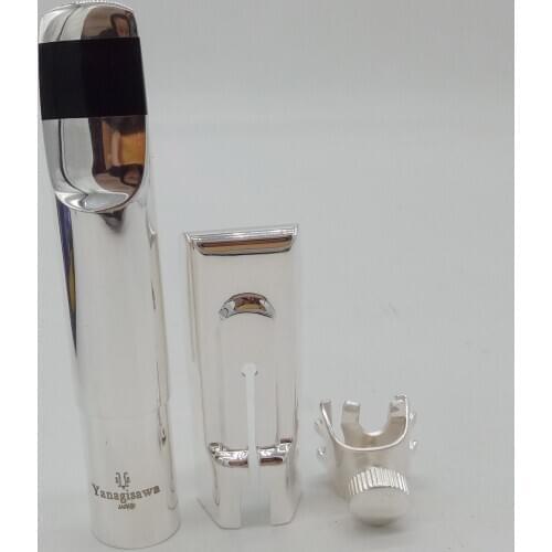 High Quality Professional Tenor Soprano Alto Saxophone Metal Mouthpiece Silvering Sax Mouth Pieces Accessories Size 5 6 7 8 9