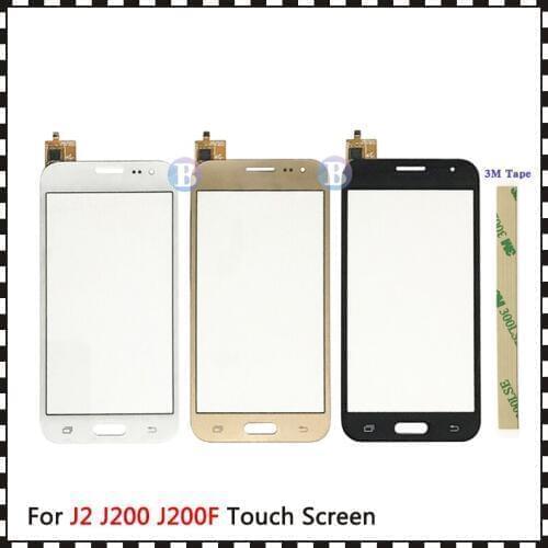 High Quality 4.7" For Samsung Galaxy DUOS J2 2015 J200 J200F Touch Screen Digitizer Sensor Outer Glass Lens Panel