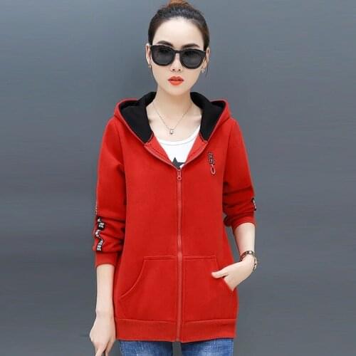 Women Hooded Sweatshirts Autumn Winter Casual Coats Plus Size 4XL Hoodies For Women Outerwear Fashion 2020