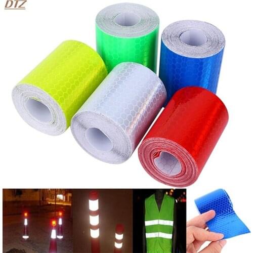 Car Body Sticker Safety Sign Warning Strip Reflective Car Protection Sticker Reflective Stickers 1 Pcs