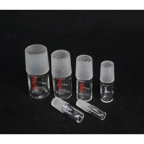 14/23 19/26 24/29 29/32 34/35 40# Male Hollow Ground Glass Stopper Cap Joint Plug Laborotary Glassware