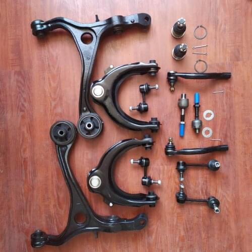 14Pc Front Outer & Inner Tie Rod and control arms fits 2004-2008 TSX & 2003-2007 Accor d Hon da