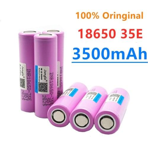 2-20 PCS New Original INR18650 35E 3.7V 3500mAh 20A discharge INR18650 35E 18650 Li-ion battery 3.7v rechargable Battery