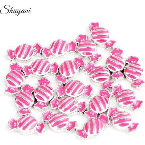 F102 Wholesale 20pcs/lot Hot Fashion Kids Candy Charms Fit Glass Memory Lockets Women Jewelry