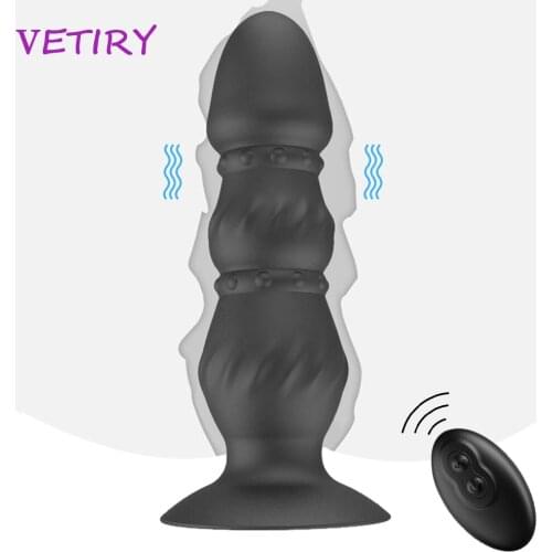 Anal Vibrator Anal Beads Butt Plug Prostate Massager Clitoris Stimulator Remote Control Dildo Vibrator Sex Toy For Man Woman Gay