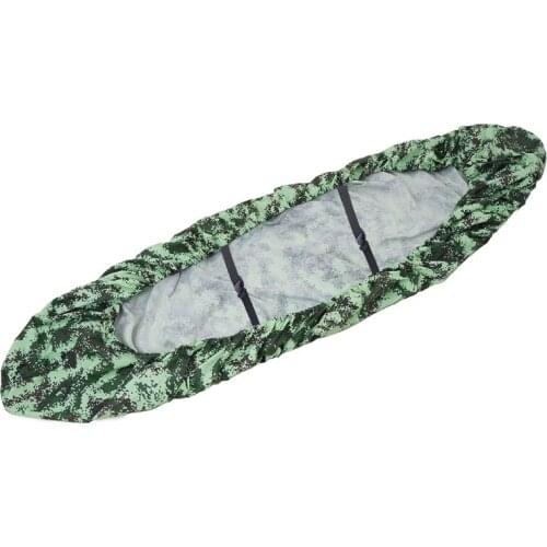 OOTDTY Kayak Storage Cover Universal Sport Oxford Cloth Solar UV Resistant Dust Storage Cover Boat Canoe Dust Cover Shield