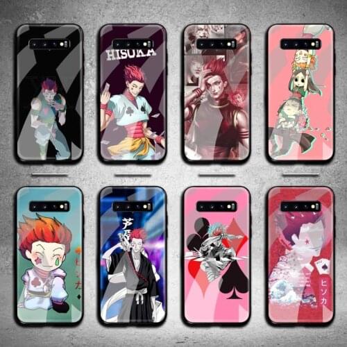 HOTCASHOP hunter x hunter hisoka anime Phone Case Tempered Glass For Samsung S20 Plus S7 S8 S9 S10 Plus Note 8 9 10 Plus