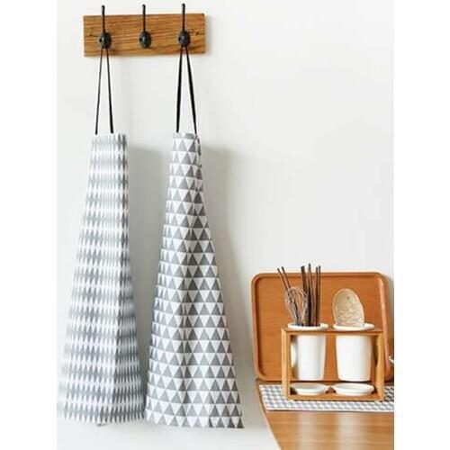 Creative Cotten Sleeveless Apron Chef Waiter Cooking Unisex Bib With Adjustable Stripe Home Restaurant Kitchen Cleaning Tools